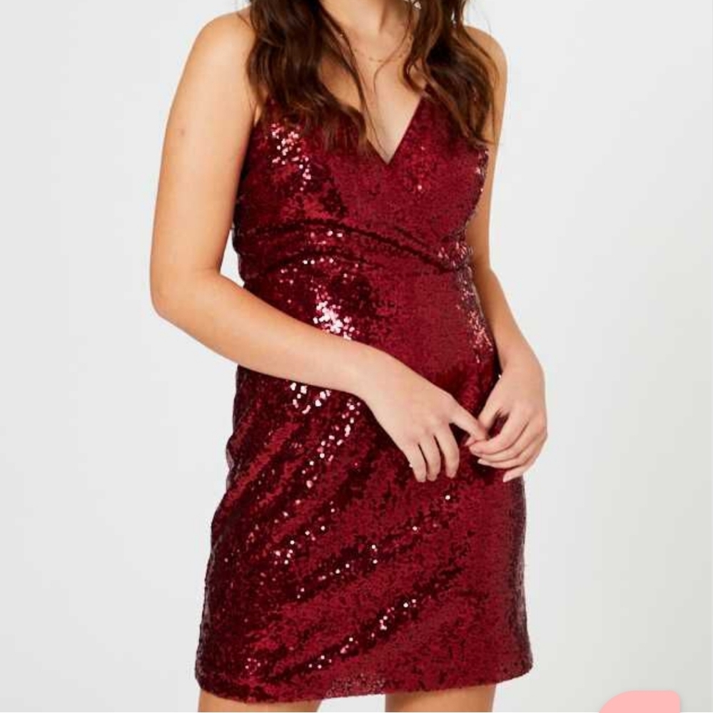 NWT Altar'd state Meera Sequin Beaded Dress S